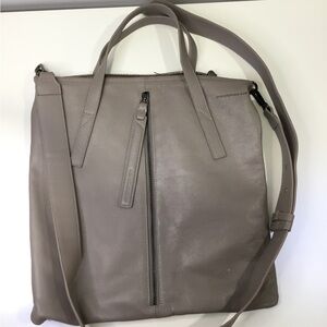 Christopher Kon Putty Leather Convertible Crossbody